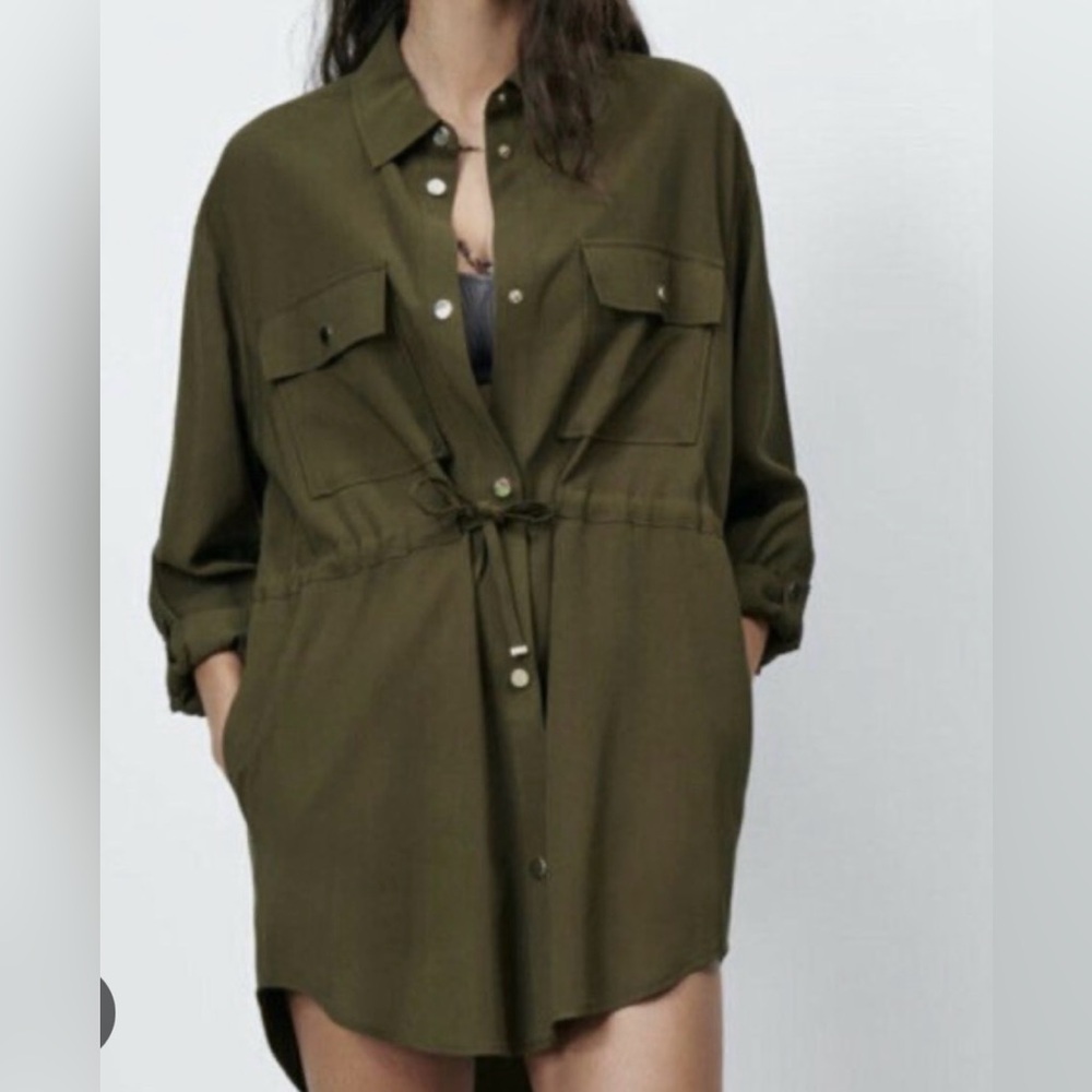 Zara dress or utility jacket in Dark Navy